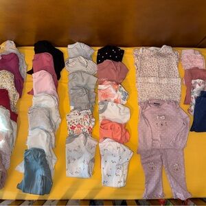 6-9 month Assorted Baby Girl Clothing Set